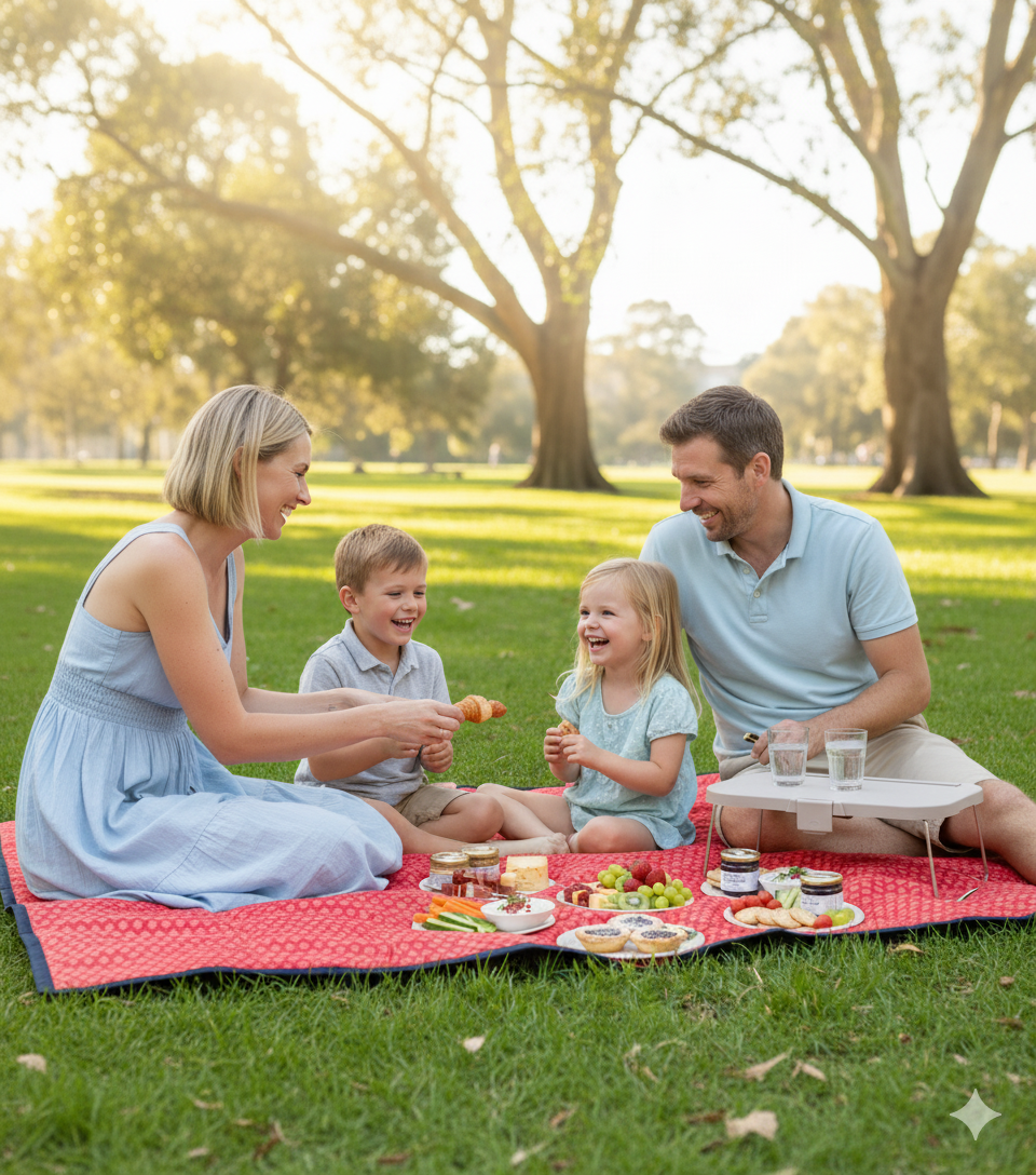 The Graze Craze Snack Festive Edition Picnic Basket