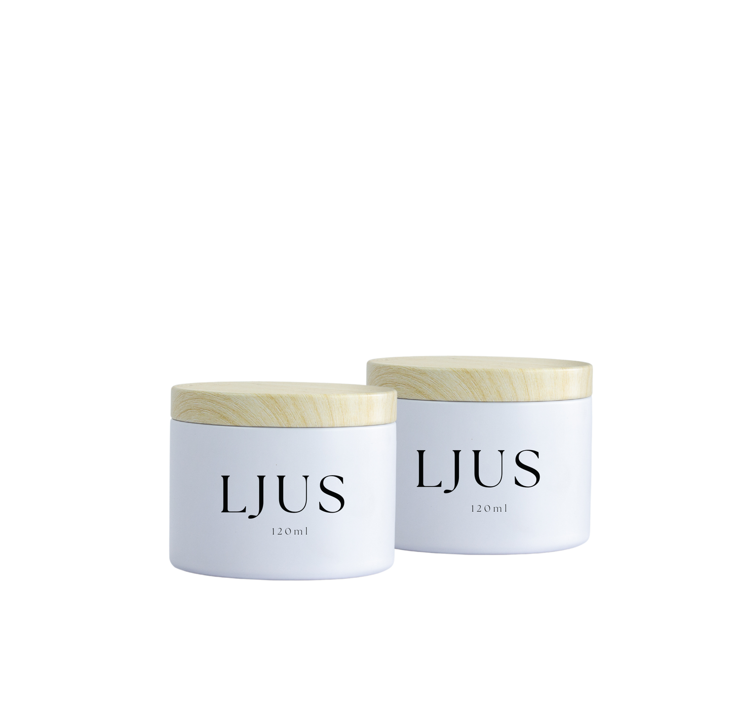 LJUS Small 100% Soy Scented Candle 120ml Gift Set