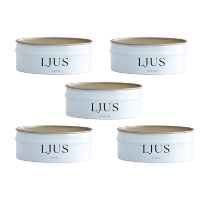 LJUS Travel 100% Soy Scented Candle 75ml Gift Set