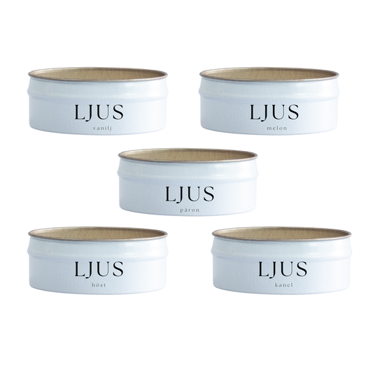 LJUS Travel 100% Soy Scented Candle 75ml Gift Set