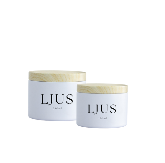 LJUS Small & Medium 100% Soy Scented Candle Mixed Gift Set