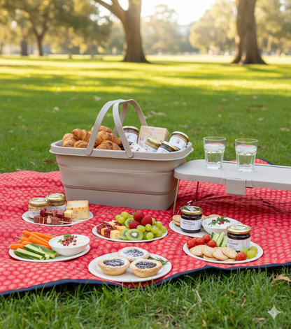 The Graze Craze Snack Festive Edition Picnic Basket