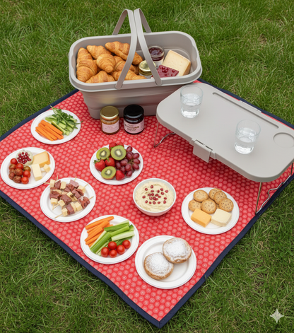 The Graze Craze Snack Festive Edition Picnic Basket