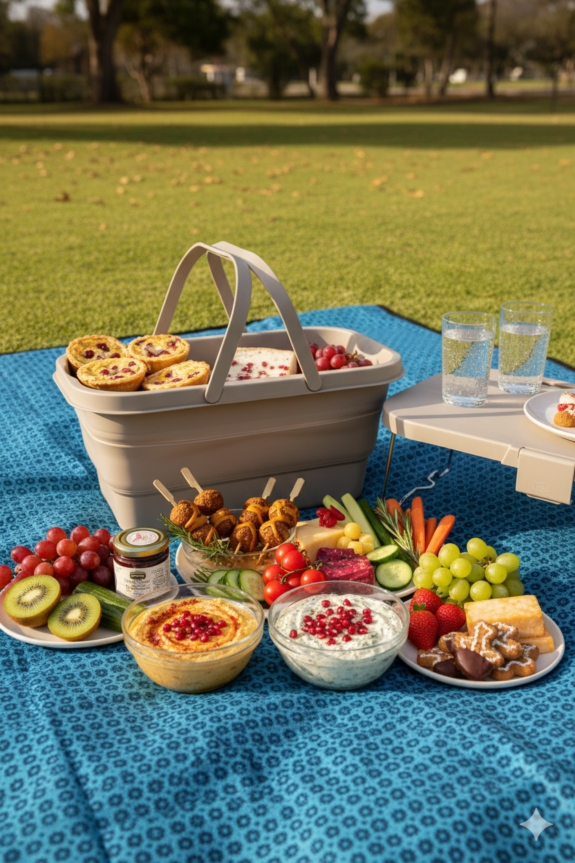 The Herbivore Hangout Vegetarian Picnic Basket